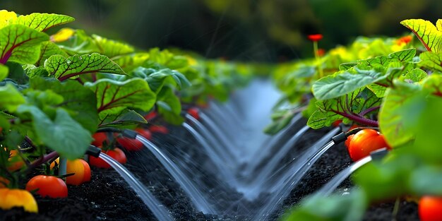 کارایی سیستم های آبیاری قطره ای در کشاورزی مدرن